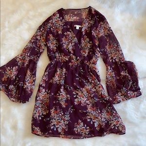 floral flowy dress